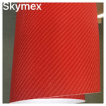 White NEW 4D Carbon Fibre Vinyl Wrap Sticker Sheet Film -Looks Like Real Carbon Fibre