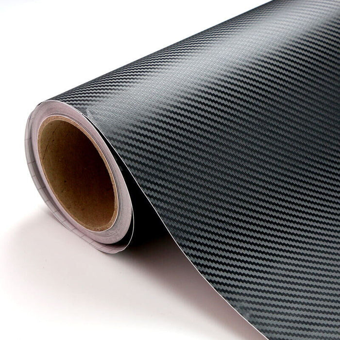 Black 3D Carbon Fiber Car Vinyl Wrap Sheet Film Car-Styling Car-Sticker auto