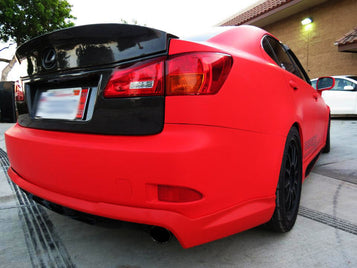 Red Top Quality Matte Vinyl Wrap Sheet Car Wrap 'Air Bubble Free' Car wrapping.