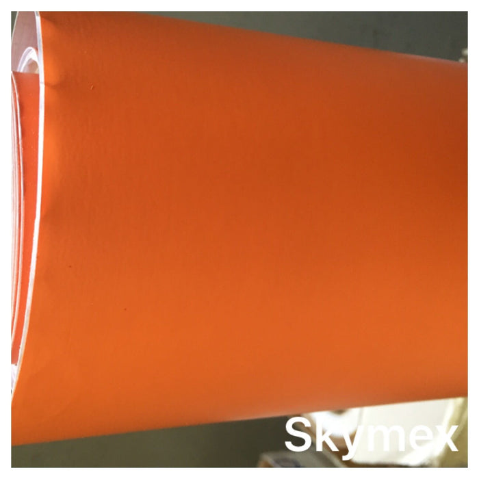 Orange *Matte Finish Vinyl Car Wrap Black Blue Red Yellow Green White Air Bubble Free*