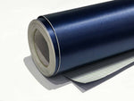 Blue Brushed Aluminium Car Vinyl Wrap Sticker Film vehicle wrapping 'Air Free' UK