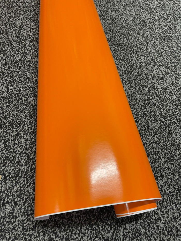 Orange Gloss Car Vinyl Wrap Sheet Car Wrapping Film Various Colours and Sizes.