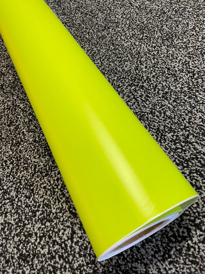 Crystal Gloss Maize Yellow Car Vinyl Wrap Film Sheet sticker Vehicle Auto Wrapping  "Air Free YELLOW UK