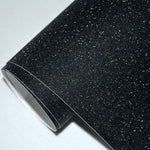 Glitter Black MATTE Vinyl Wrap Bedrooms Furniture Vinyl Wrap KITCHEN Cabinet Air Bubble Free