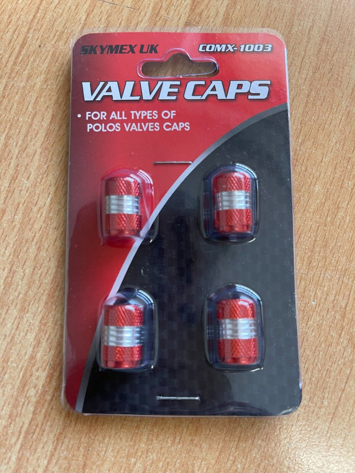 4x Tyre Air Valve Dust Caps Car Bike Motorcycle Vehicle tire stems cap universal