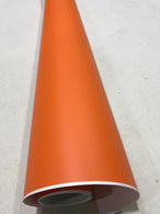 Orange Vehicle matt Vinyl Wrap Film 'Air Bubble Free' Sheet sticker Car wrapping UK