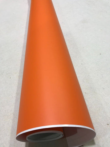 Orange Vehicle matt Vinyl Wrap Film 'Air Bubble Free' Sheet sticker Car wrapping UK