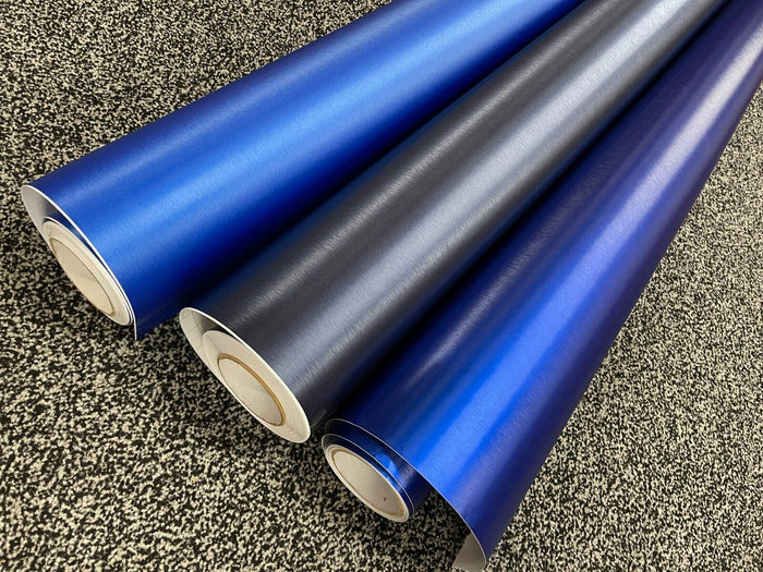 Brushed Aluminium Car Vinyl Wrap Sticker Film vehicle wrapping 'Air Free' UK