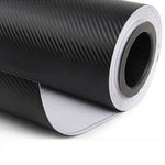 7 Diagonal  Vinyl Wrap 3D 4D 7 BLACK Carbon Fibre DIY Waterproof Auto Motorcycle Car wrap