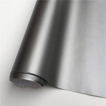 Dark Grey Vehicle Matt Vinyl Wrap Sheet Film Car Wrapping  'Air Free' Car wrapping Uk