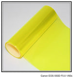 Lime yellow Car Light film Vinyl Wrap Headlight Taillight Transparent Different Colours Tint