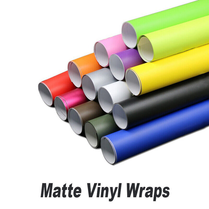 Yellow Car Vinyl Car Wrap Matte - Air Free Bubble- Car vinyl wrapping Sticker film