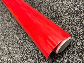 Car Wrap Vinyl RED Gloss Car Vinyl Wrapping sticker film : Air Bubble Free