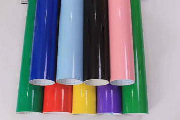 Car Gloss Vinyl Wrap Sheet Car Vinyl Wrapping Sticker Film Air Bubble Free