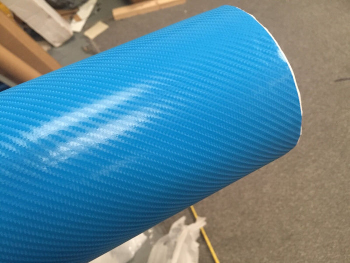 4D, 3D Carbon Fibre Vinyls Car Wrap Various Colour: 50cm x 1.52m