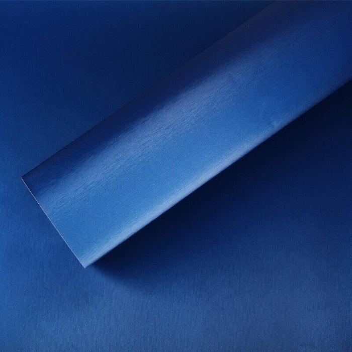 Car Vinyl Wrap Metallic BLUE brushed aluminium Film sticker( 30cm x 1.52m )