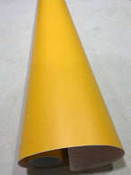 MATT YELLOW Car Vinyl Wrap Sheet Film Car Wrapping Film Sticker Air Free UK