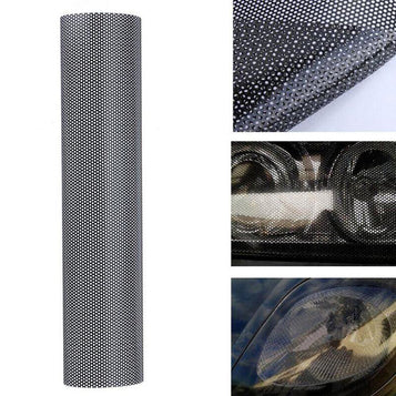 Perforated Mesh Film For Headlight Car Tinting Tint Like Fly-Eyes Vinyl wrap UK