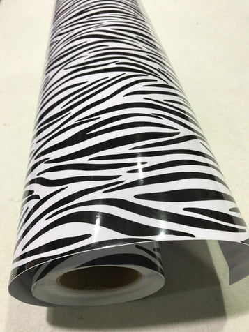 Zebra Texture Car Vinyl Wrap Film 