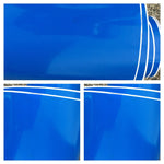 Car Vinyl Wrap BLUE GLOSS Sheet "Air Bubble Free" Car Vinyl Wrapping UK