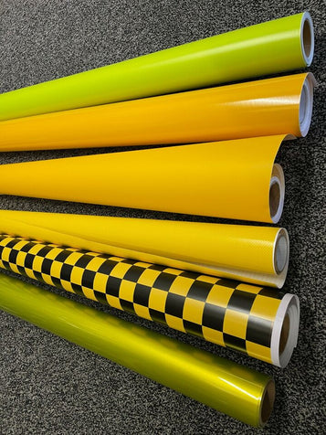 Matte yellow Yellow Matte Gloss Car Vinyl Wrap Sheet Film Car Wrapping Film Sticker Air Free