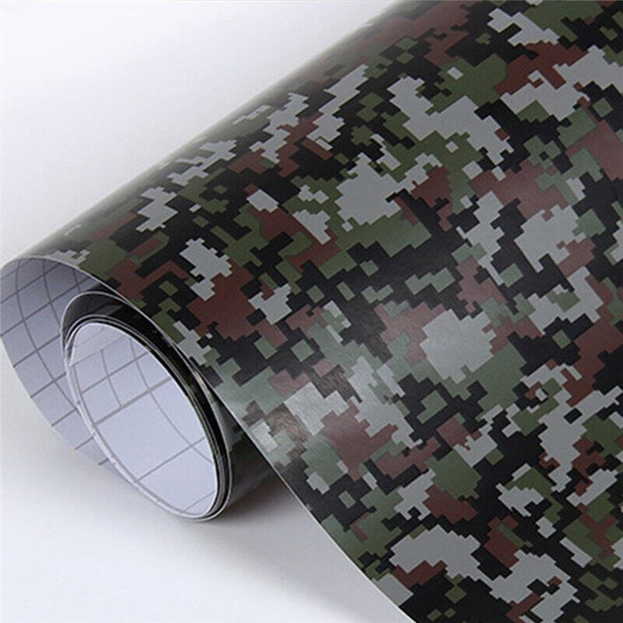 Car Vinyl Wrap DIGITAL CAMOUFLAGE Sheet Car Wrapping film Air Bubble Free