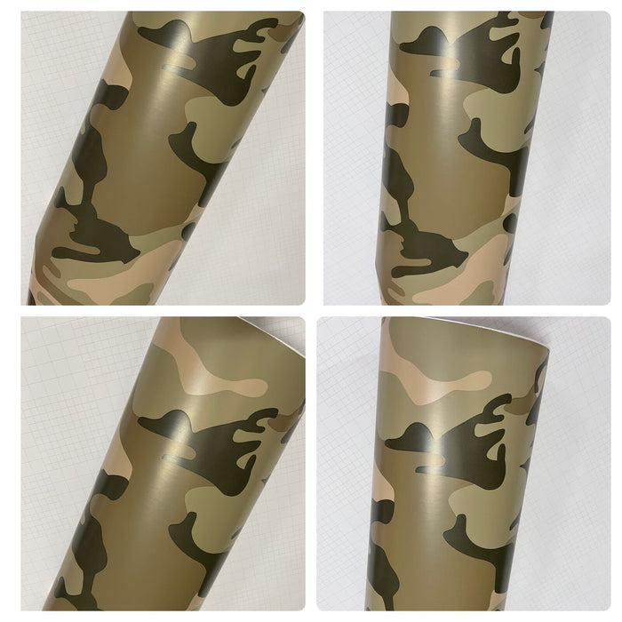 Car Vinyl Wrap DESERT CAMOUFLAGE Sheet Car Wrapping Air Bubble Free