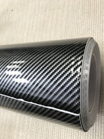 5 Carbon Black  Car Vinyl Wrap 2D Carbon Fibre Sheet Film Sticker Car Wrap Air bubble free gloss