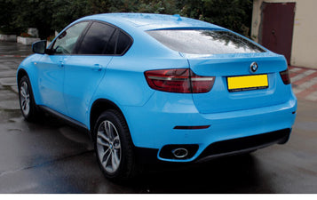 Light Blue Gloss Vinyl Wrap Sheet Car Wrap Various Colours and Sizes 'Air Bubble Free'