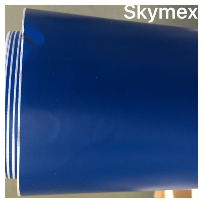 Car Vinyl Wrap Film BLUE Carbon Fibre matte Gloss DIY Waterproof "30cm x 1.52m "