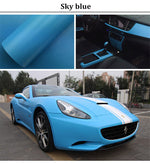 Blue Car Vinyl Car Wrap Matte - Air Free Bubble- Car vinyl wrapping Sticker film