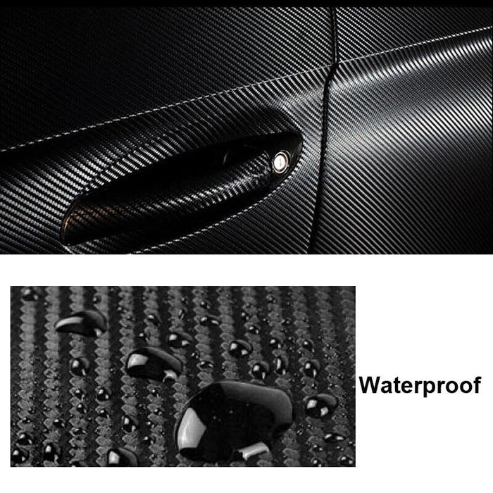 4D carbon Black Car Vinyl Wrap 3D 4D Carbon fibre Sticker film Matte Gloss Air Free Ultra