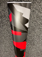 RED BLACK WHITE CAMO  Large Triangle CAMOUFLAGE Car Vinyl Wrap Film DIY Waterproof Auto Motorcycle