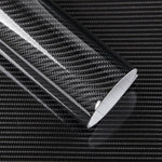 Gloss Black 30CM x 1.52M 5DM Carbon Fibre Vinyl Wrap (Air/Bubble Free) Gloss car wrapping