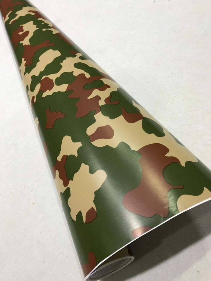 CAMOUFLAGE Car Vinyl Wrap Film DIY Waterproof Auto Motorcycle Air Bubble Free