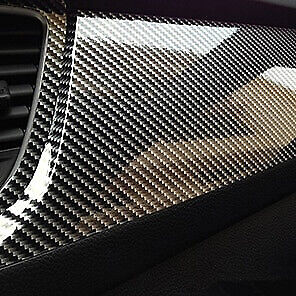 7 Diagonal BLACK 5Diagonal Carbon Fibre Vinyl Wrap Sheet Film Sticker Car wrap 2D 3D 4D Carbon