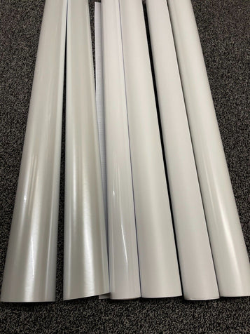 Car Vinyl Wrap Pearl White Satin Car Wrapping Sheet sticker Film pearlescent UK