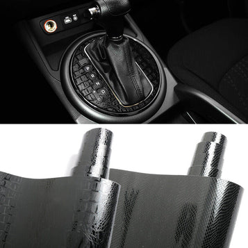 BLACK CROCODILE SKIN Car Vinyl wrap film sticker  Crocodile Snake Skin Film vehicle Wrapping Auto