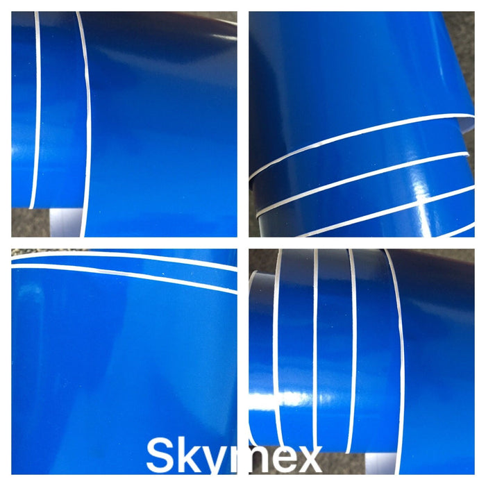 Car Vinyl Wrap BLUE GLOSS Sheet "Air Bubble Free" Car Vinyl Wrapping UK