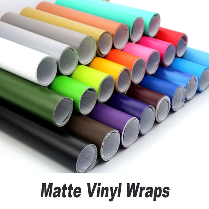 Silver Car Vinyl Car Wrap Matte - Air Free Bubble- Car vinyl wrapping Sticker film