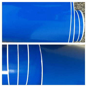 Car Vinyl Wrap BLUE GLOSSY Car Wrapping Sheet Film Air Bubble Free