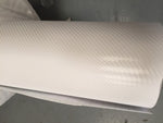 Skymex 4D WHITE Carbon Fibre Vinyl Wrap Sheet Film Sticker Glossy Air bubble Fre