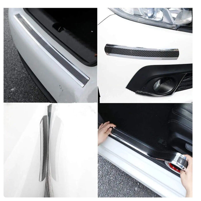 Car Bumper Skirt Protector Rubber Splitter Spoiler Side Universal Strip 3M x 5CM