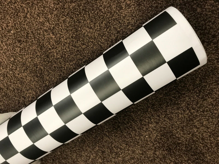 Car Vinyl Wrap CHECK CHEQUERED Car WRAPPING GRAPHIC sticker bomb Car Roof Matte