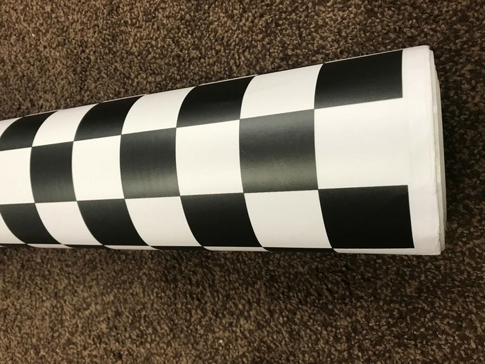 Check BLACK and RED  Car Vinyl Wrap CHECK CHEQUERED Car WRAPPING GRAPHIC sticker bomb Car Roof Matte