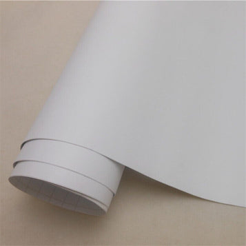 White Car Vinyl Wrap Sheet Sticker film MATT 