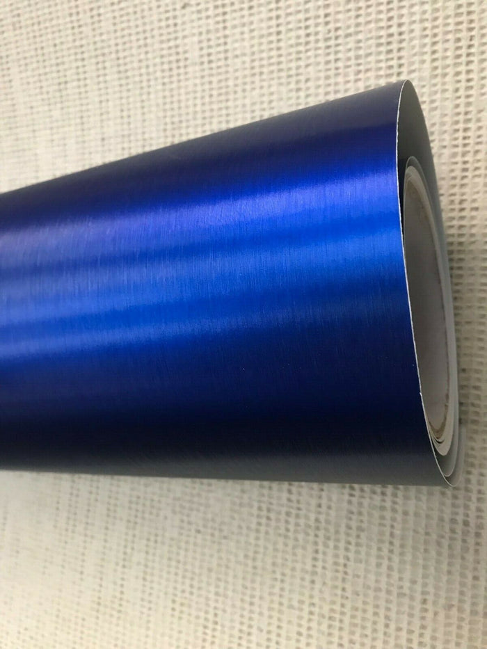 Car Vinyl Wrap Film BLUE Carbon Fibre matte Gloss DIY Waterproof "30cm x 1.52m "