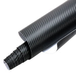 3D Carbon Fibre Black Car Vinyl Wrap DIY Auto Motorcycle wrap sticker Film