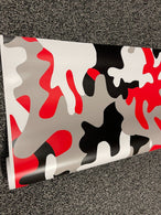 Car Vinyl Wrap Sticker Film Large Triangle CAMOUFLAGE DIY Auto 30cm x 1.52m Camo