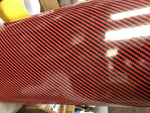 2D Diagonal Black Red 5Diagonal Carbon Fibre Vinyl Wrap Sheet Film Sticker Car wrap 2D 3D 4D Carbon